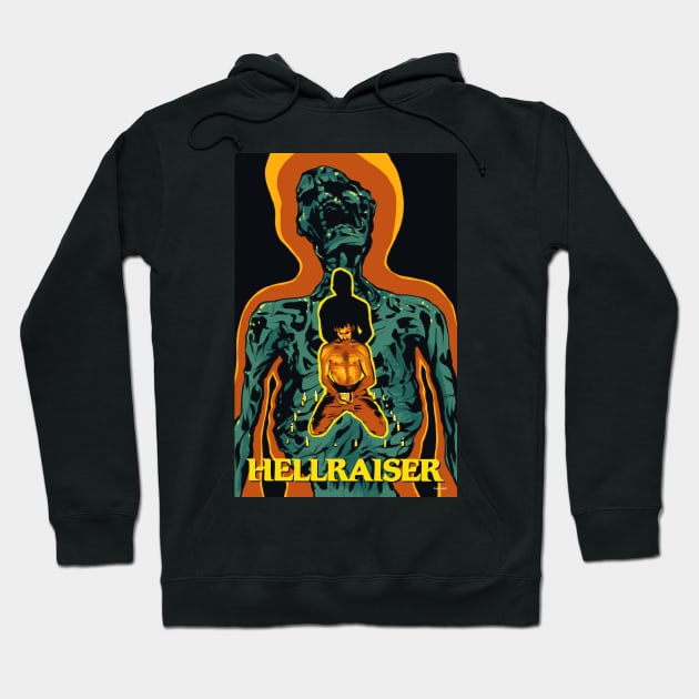 Hellraiser Movie Art Frank and the Lament Configuration Hoodie by PhilRayArt